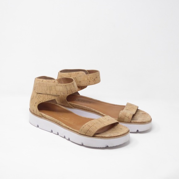 Gentle Souls by Kenneth Cole Shoes - Gentle Souls Women Sandals Tan Cork Lavern Easy Strap 10